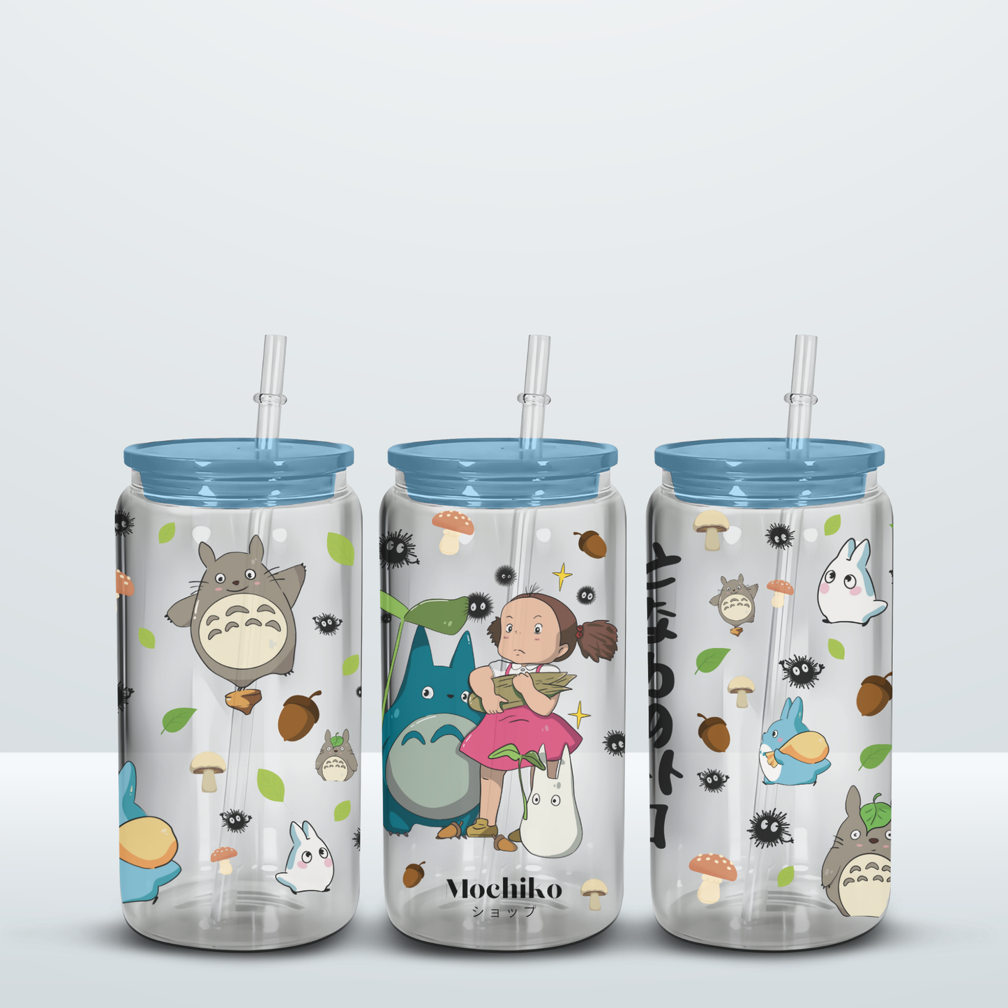 VERRE TOTORO BLEU