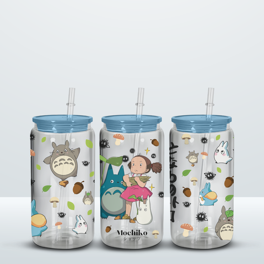 VERRE TOTORO BLEU