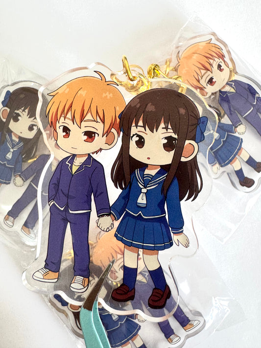 KEYCHAIN FRUIT BASKET duo