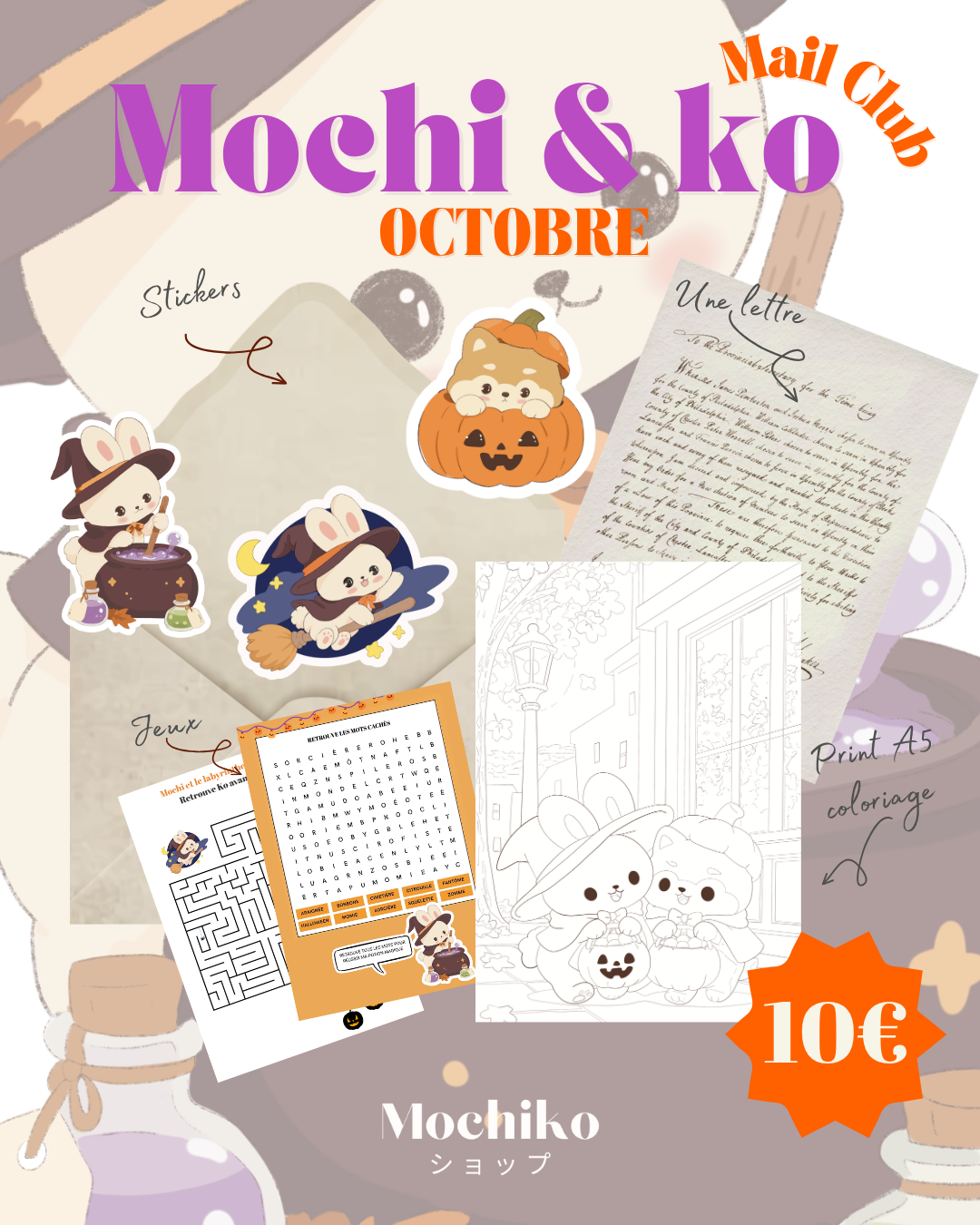 Mail Club — Courrier du mois d’octobre