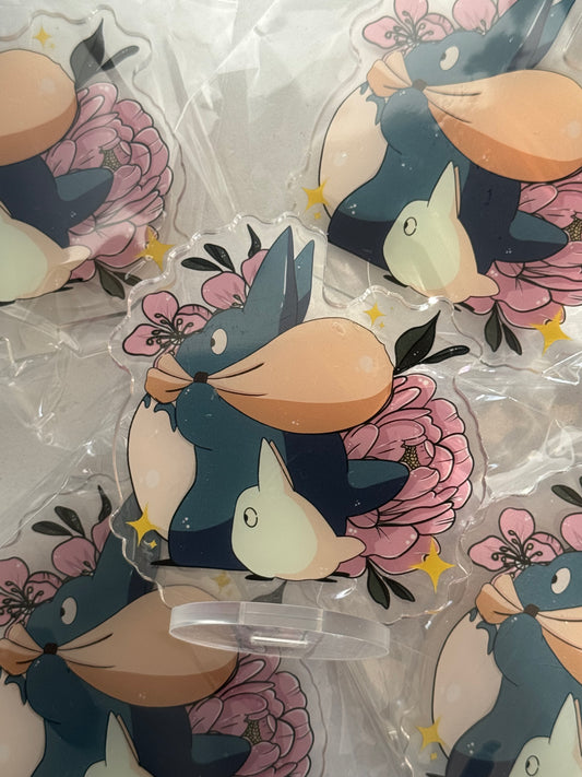 STAND ACRYLIQUE TOTORO BLEU