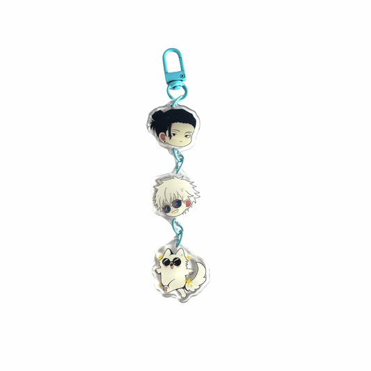 KEYCHAIN 3 CHARMS JJK